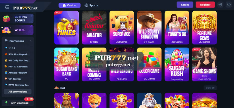 777pub Login Your First Step Towards Big Wins