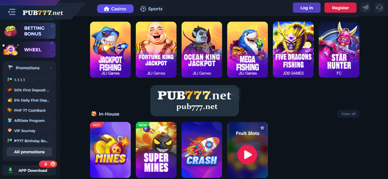 Pub777 Fishing Big Wins Await You!